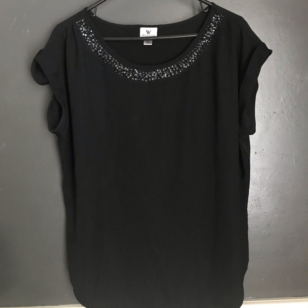 Worthington embellished blouse size XL